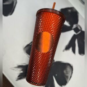 BNWT Halloween Pumpkin Studded Starbucks 24 oz Tumbler Chinese Release
